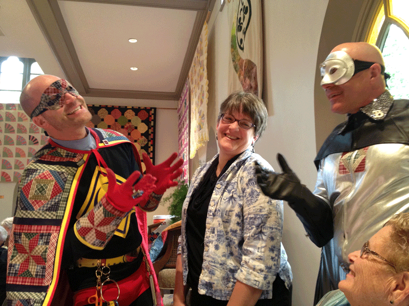 Wendy with Quiltman and Bobbin