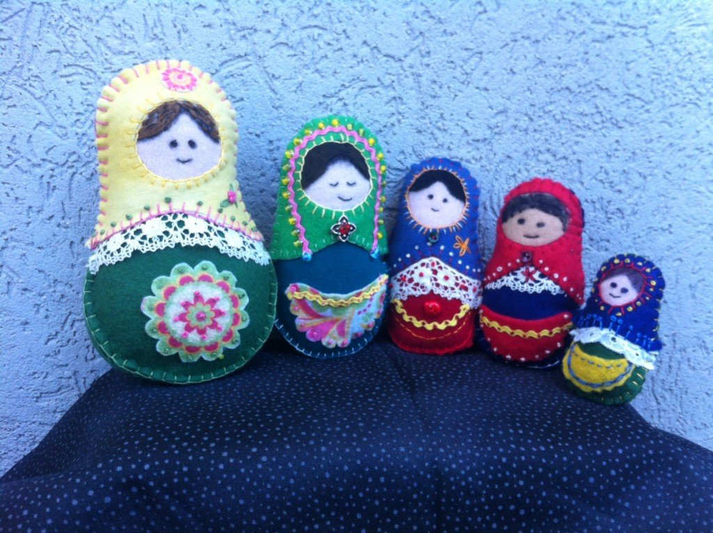 Baltic felt-dolls