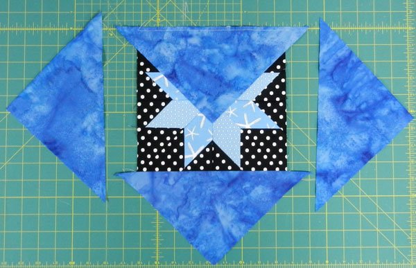 turning a quilt block on point