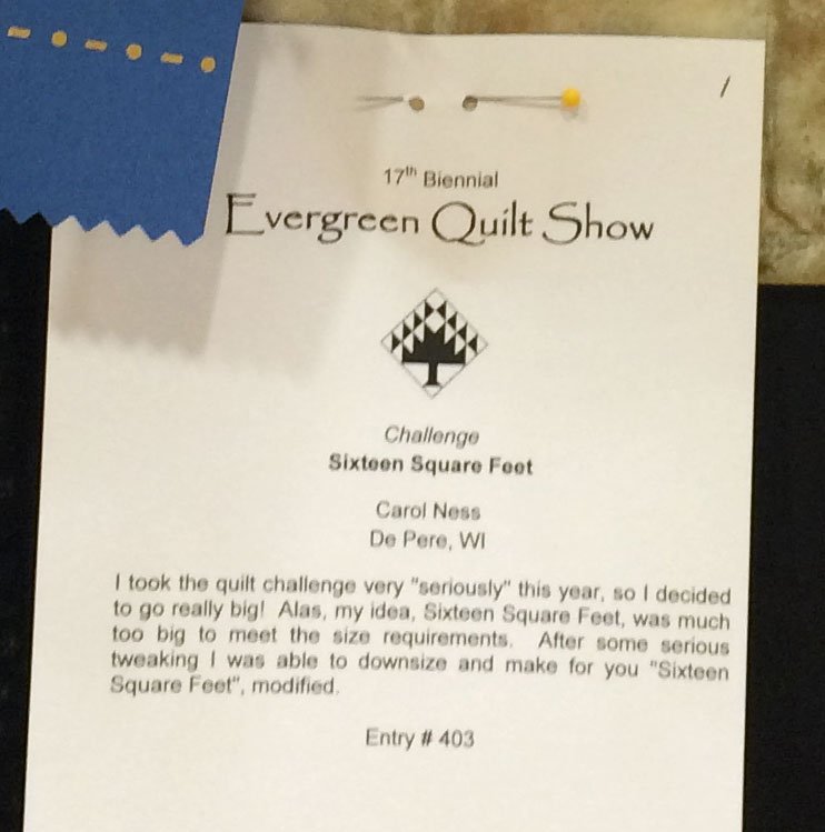 sixteen square feet quilt