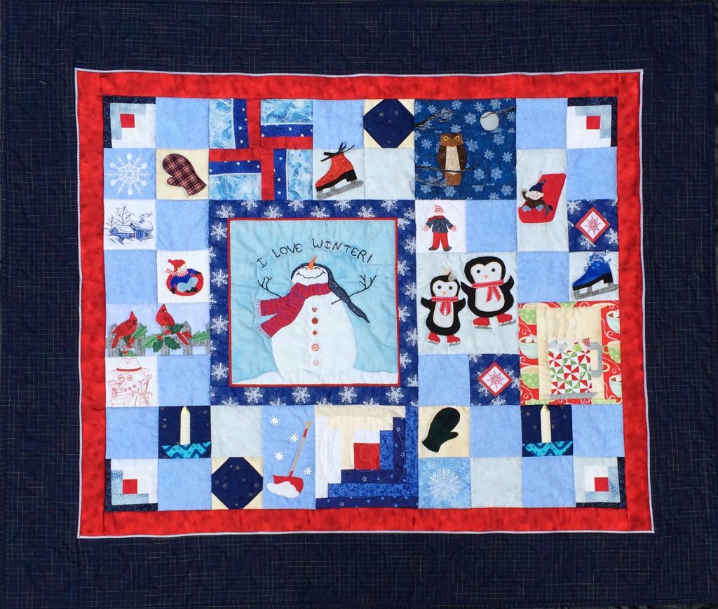 I love winter quilt
